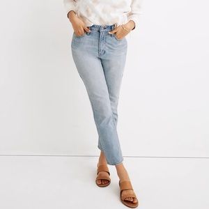 Madewell Curvy Perfect Vintage Jean in Fitzgerald Wash size 27 high waisted